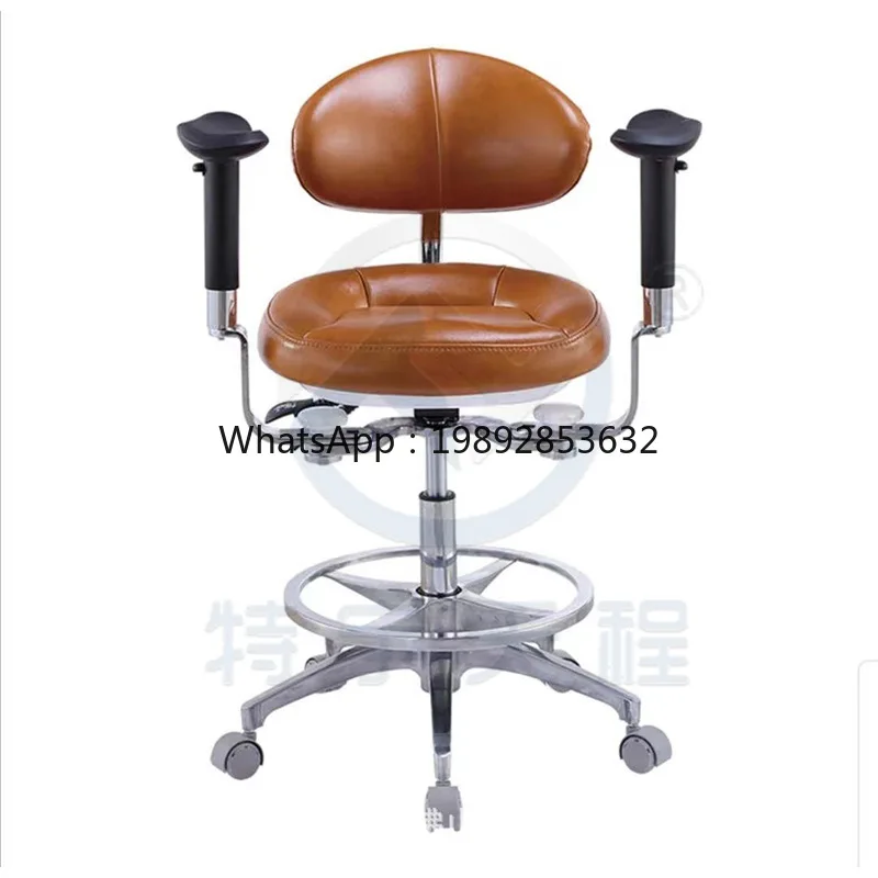 LYY Double Armrest Leather Dental Chair for Microscope Use, Doctor's Chair, Oral Dentist Dental Chair,Seat, Dentist
