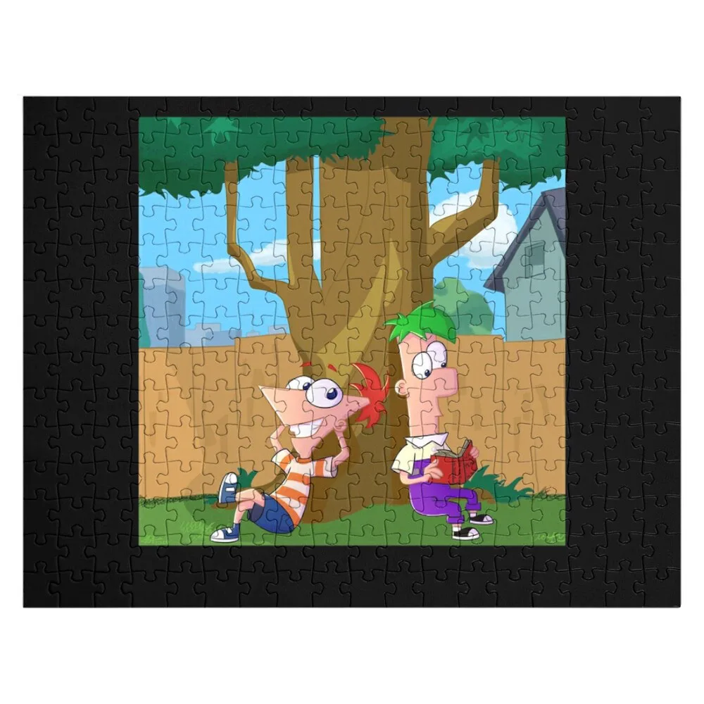 

Retro Music Under The Tree Gifts Music Fans Jigsaw Puzzle Customizable Gift Custom Jigsaw Customized Photo