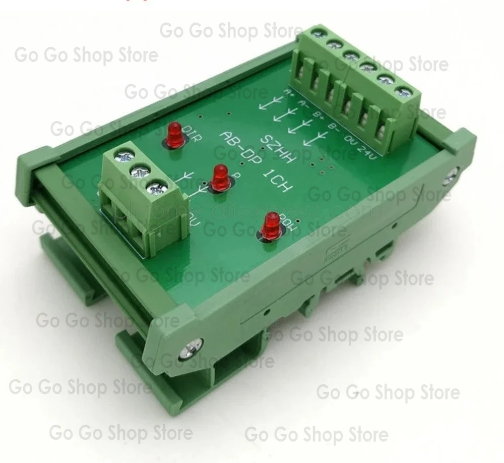 Converter Terminal Module Quadrature Signal AB 90° Phase NPN PNP To Pulse With Direction 24V For Drive Stepper Servo