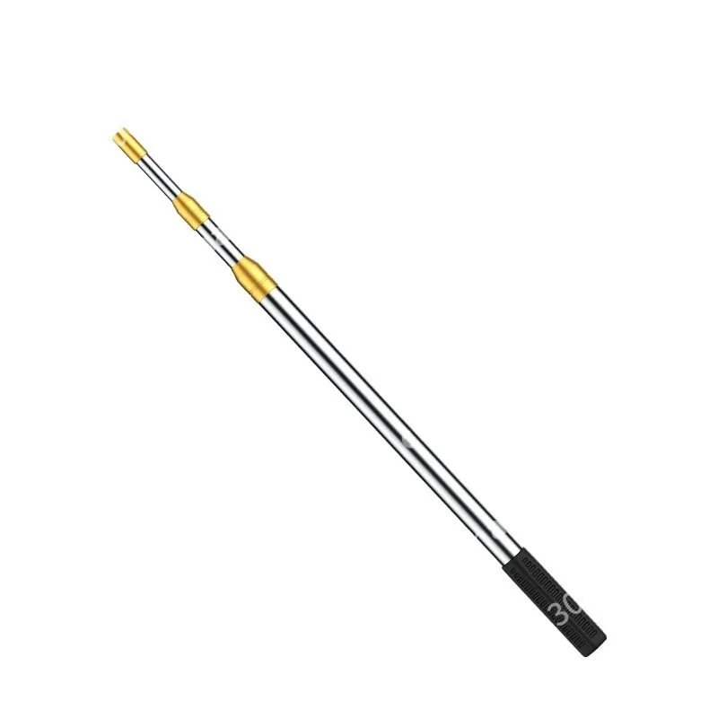 Fruit picking artifact telescopic rod, all-inclusive rubber mesh pocket head hook saw, persimmon picking at high altitude