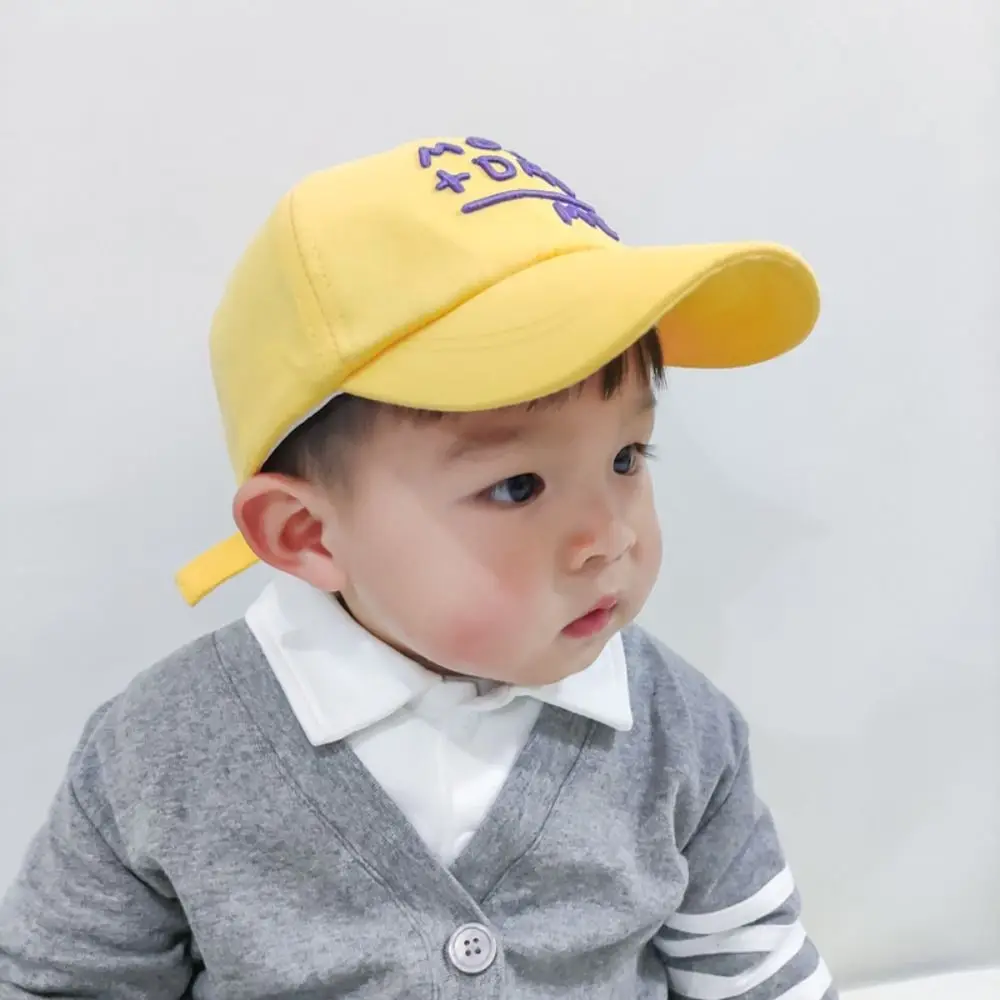 Casual MOM+DAD=ME Embroidery Baseball Caps Cute Adjustable Kids Baseball Hats Spring Autumn Sunscreen Hats For Boys Girls