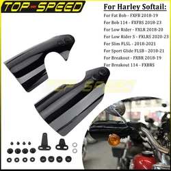 Motorcycle PC Handguards For Harley Fat Bob Brakeout 114 Low Rider S Slim Sport Glide Handle Bar Club Style Hand Guard Protector