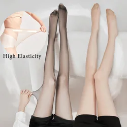 Sexy Large Size Slimming Pantyhose Women Black Silk Stockings Leggings Slim Breathable See Through Anti-hook Ultra Thin Tights