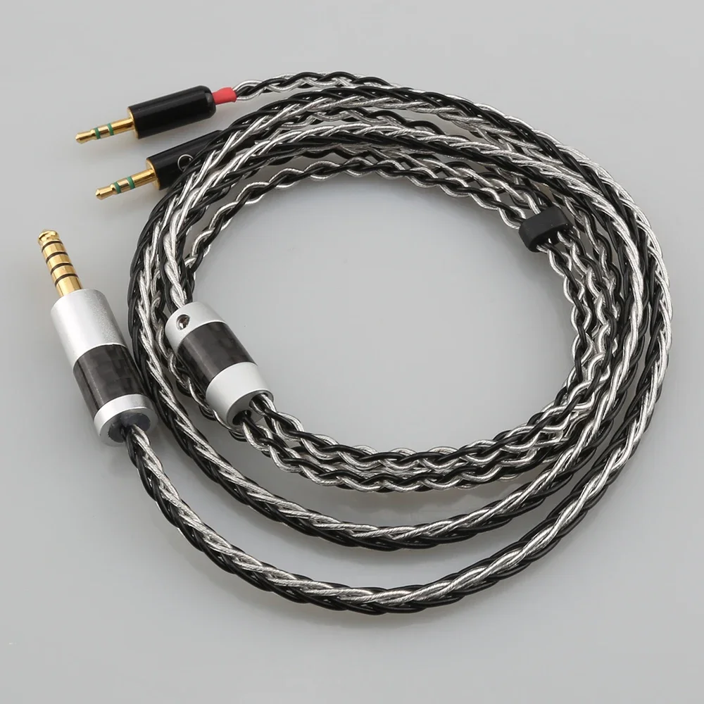Cabo de fone de ouvido de 4.4mm para dual 2.5 hifiman 300 400 i 1000 he400i he1000 he6 v1 v2 he 500 560 edx