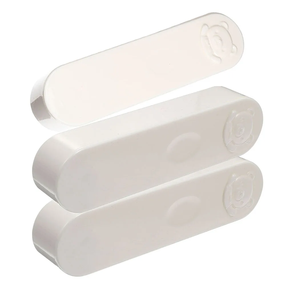 3Pcs Cotton Swab Holder Bear Shape Compact Storage Box for Vanity Countertop Organizer Cotton Swab Dispenser Container