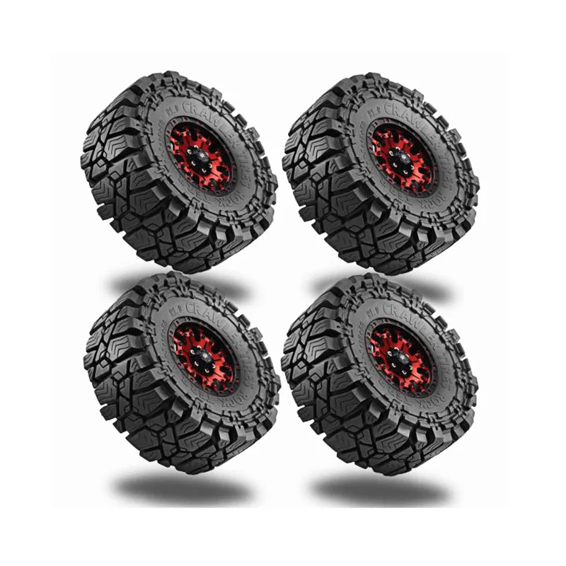 

Набор гусеничных автомобилей в масштабе 1/10, 1,9 дюйма, совместимый с Traxxas Trx-4/6 и Axial Scx10 Scx24, шинами Fury Rock, шинами для скалолазания с сильным захватом