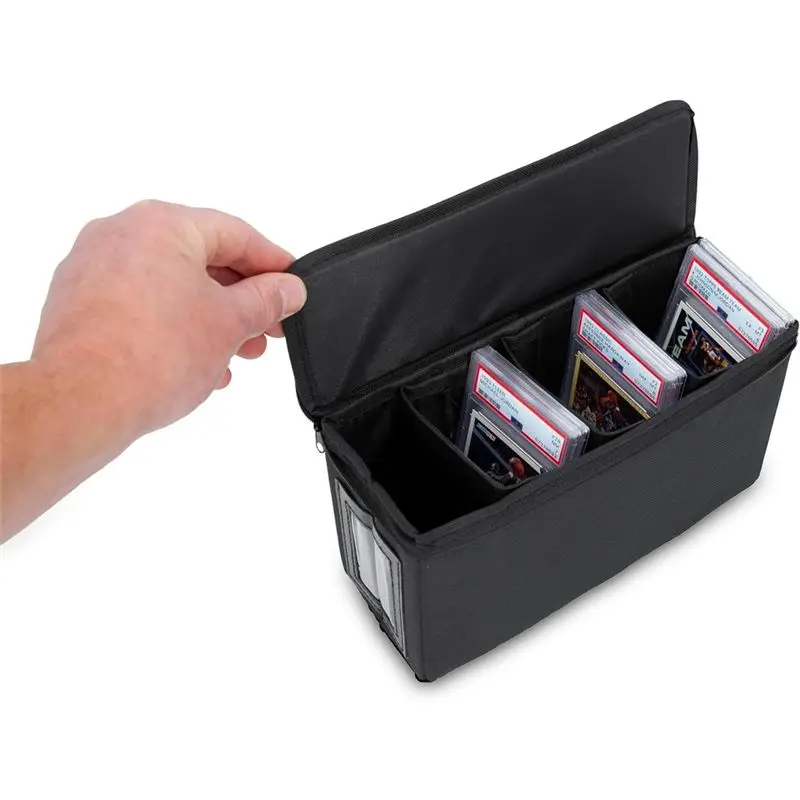 حقيبة تخزين بطاقات متدرجة جديدة لعام 2026، بطاقة رياضية متدرجة قابلة للطي، لوحة متدرجة لتخزين بطاقات التداول #4