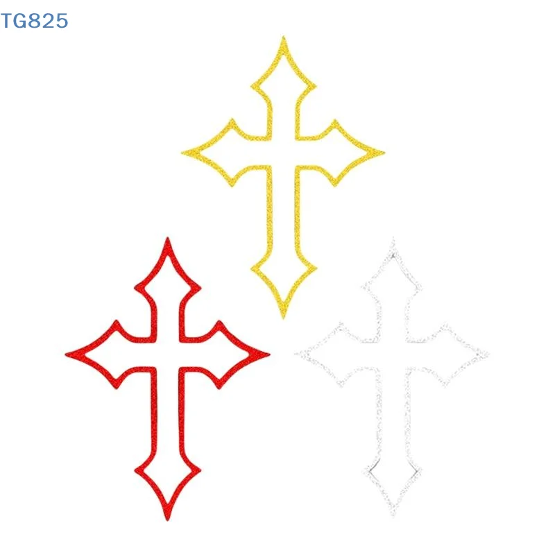 【SA】2 Pcs Reflective Cross Stickers With High Visibility And Waterproof Coating For Motorcycle Helmets Car Windows Bike Frames