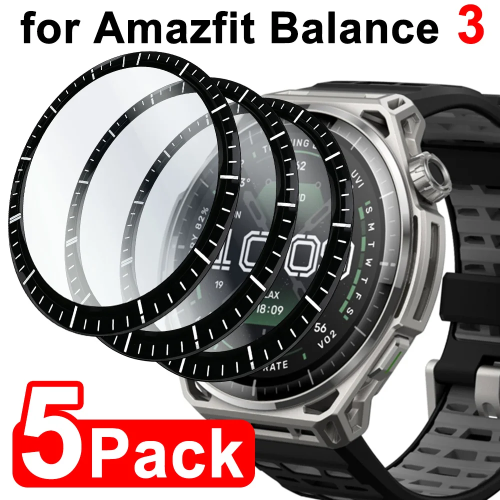 1-5Pcs Composite Film Screen Protector for Amazfit Balance 3 Anti-scratch Soft Protective Films for Amazfit Balance3 Not Glass