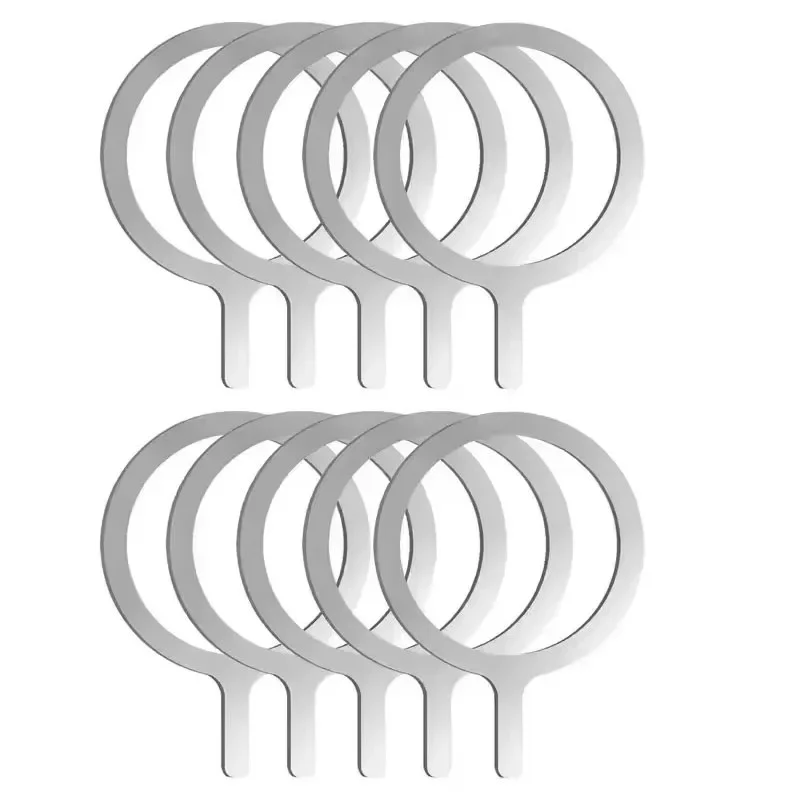 Universele Magnetische Metalen Mobiele Telefoon Plaat Ring Voor Magsafe Draadloze Oplader IJzeren Plaat Sticker Voor iPhone 17 Auto Telefoonhouder