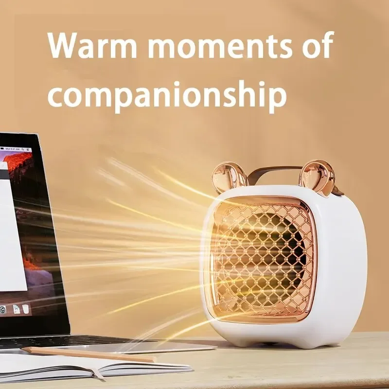 

Mini Portable Electric Heater Intelligent Air Heater Reduced Wind Noise Home Heating Warmer Fan Intelligent Constant Temperature