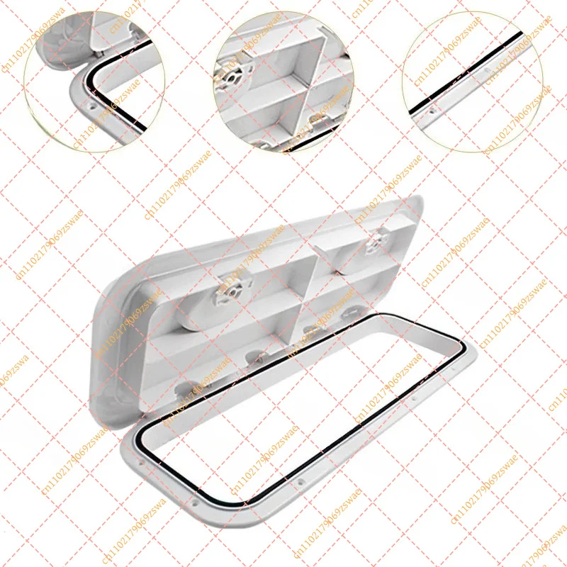 Deck Maintenance Hatch Cover, Easy-Install Inspection Access Panel for Boats