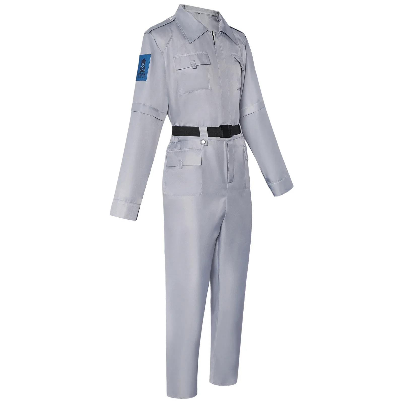 بدلة عمل رمادية زي تنكري 2026 زي لعب الأدوار الجديد لكرنفال عيد الهالوين - مقاس للبالغين من الجنسين