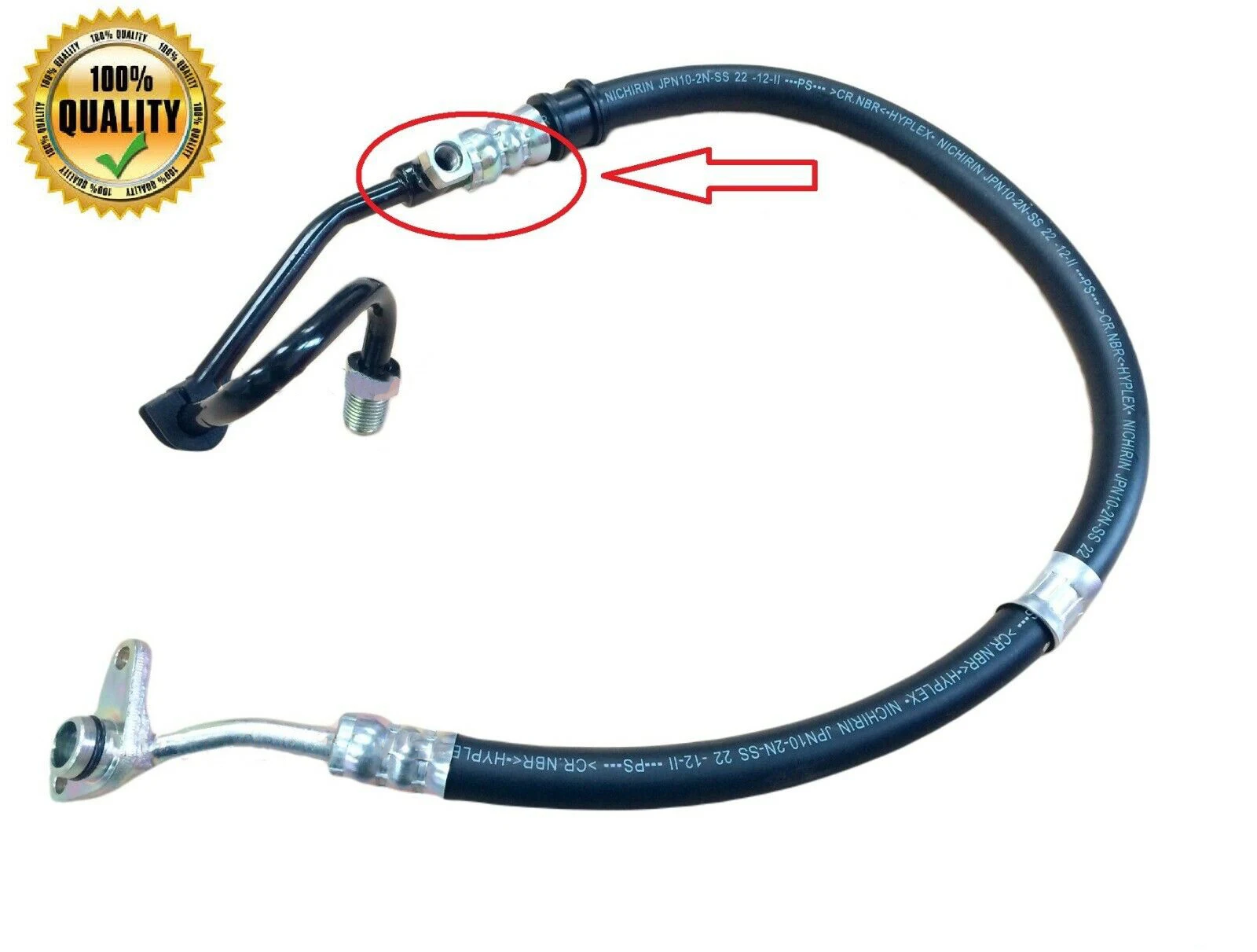 Power Steering High-Pressure Hose Assembly For Honda Accord Petrol Models 2.0-Litre/2.4-Litre Automotive Power System Components