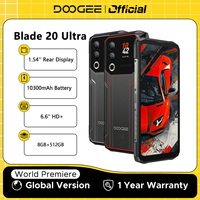 Global Version DOOGEE Blade20 Ultra Rugged Phone 1.54'' IPS Rear Display 8GB 512GB 10300mAh Battery 6.6'' Display Smartphone