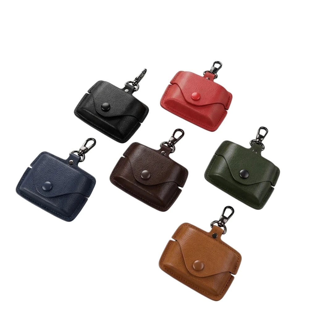 

Solid-Color PU Leather Case for Sony WF-1000XM6 Earbuds A Stylish and Practical Carrying Case