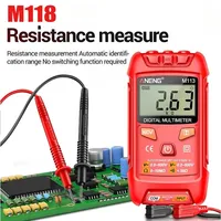 ANENG M113 1999 Counts Mini Multimeter Digital Inteligent AC/DC Voltage Meter Ohm NCV Electricity Tools Measuring Instruments
