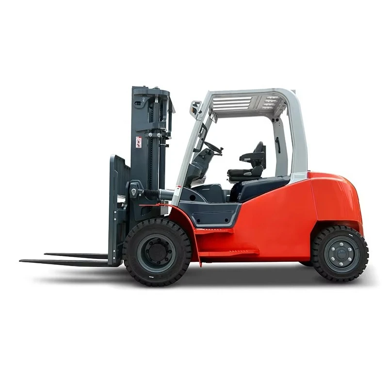 2 Ton 4 Wheel Electric Forklift Truck 4.5m High Mast For High Bay Warehouse Pallet Rack Storage Order Picking Customized