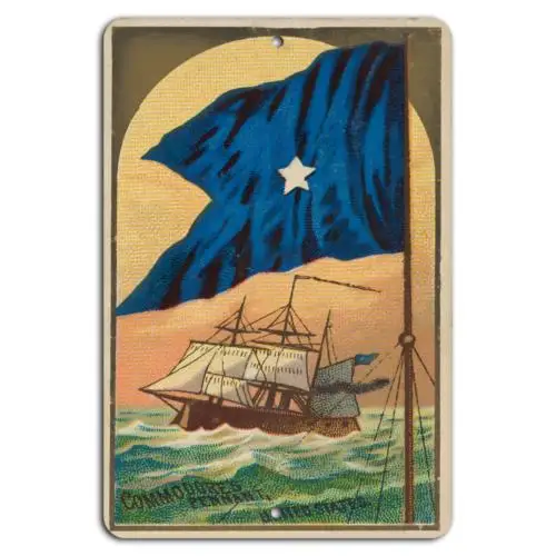 Blue Star Maritime Adventure Aluminum Sign-Aluminum-tin sign