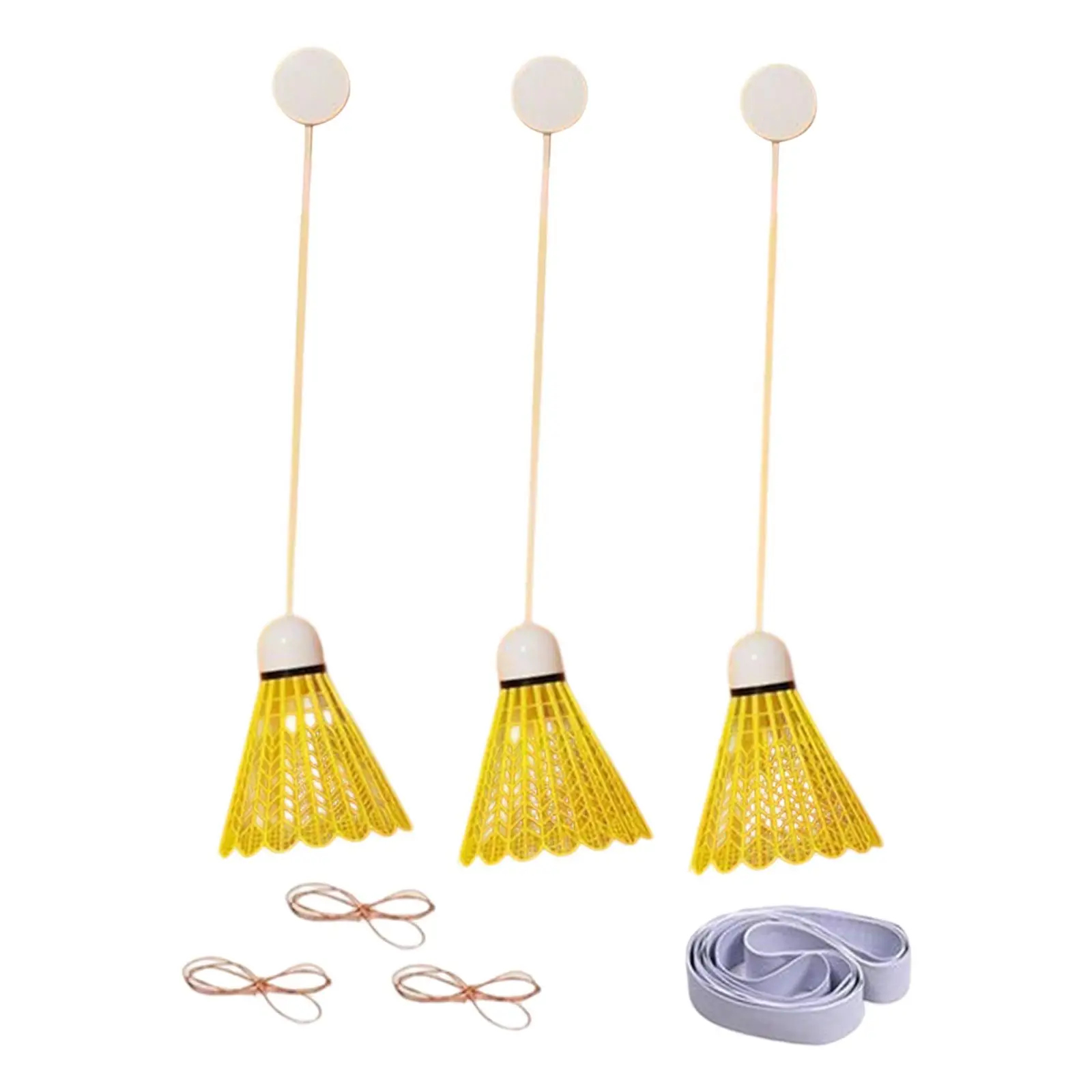 Badminton solo trainer crianças ferramenta de durabilidade solo prática para jogos em casa