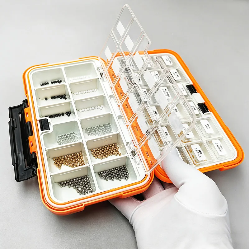 EDC Meccanico Push Slider Fidget Toy Scatola di accessori Perline a molla Fidget Spinner Refit Kit di accessori