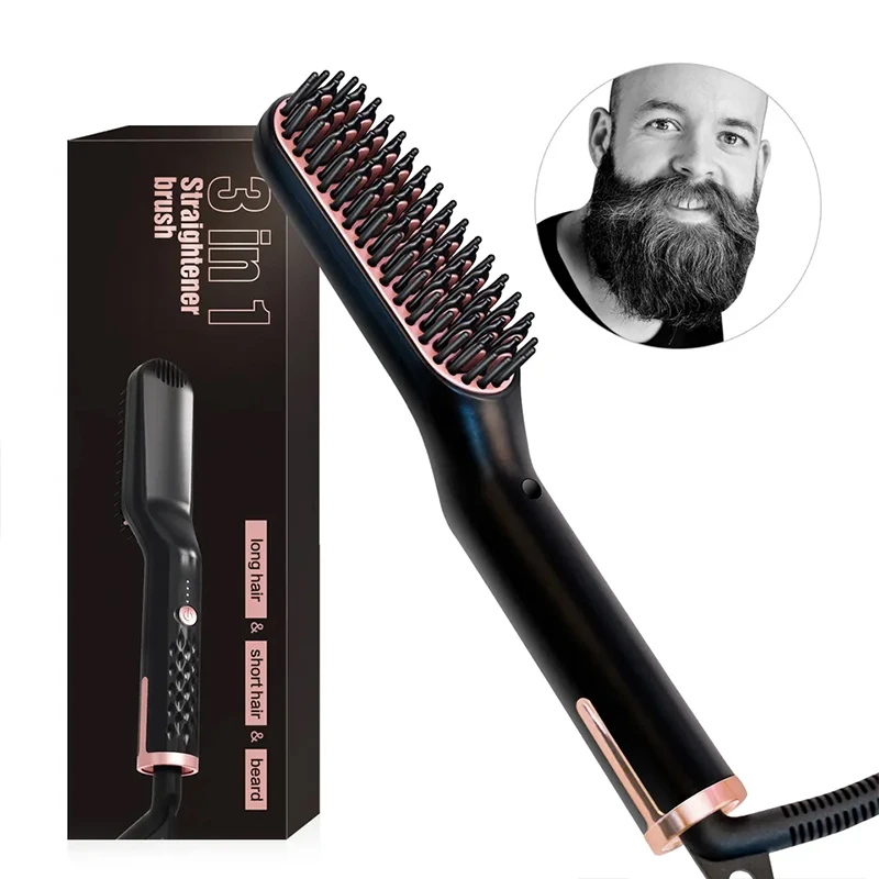 Portable Dual-function Electric Comb and Brush Straightening Device 4 Portable Dual-function Electric Comb and Brush Straightening Device