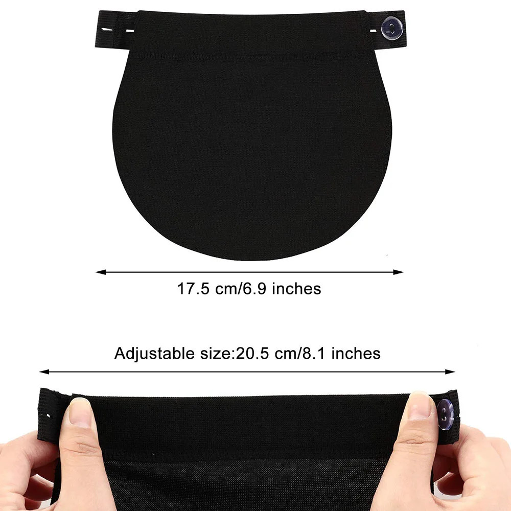 1pcs Maternity Pants Extender Adjustable Waist Extenders Pregnancy Waistband Extender Elastic Pregnancy Trouser