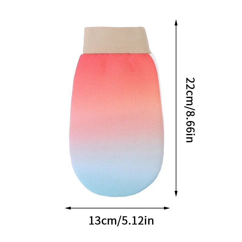 

Bath Towel Body Cleaning Exfoliating Peeling Rubbing Scrub Gloves Thin Double Sided Shower Gloves Gradient Colored Single-layer