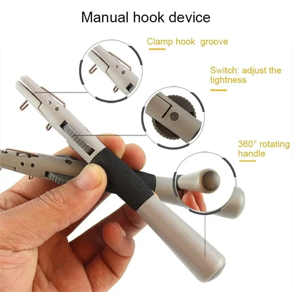 

Knot Tool Fishing Thread Binding Hook Line Quick Knot Fishhook Knotter Manual Fishhook Tier Hook Tying Tool Fishing Hook Tier