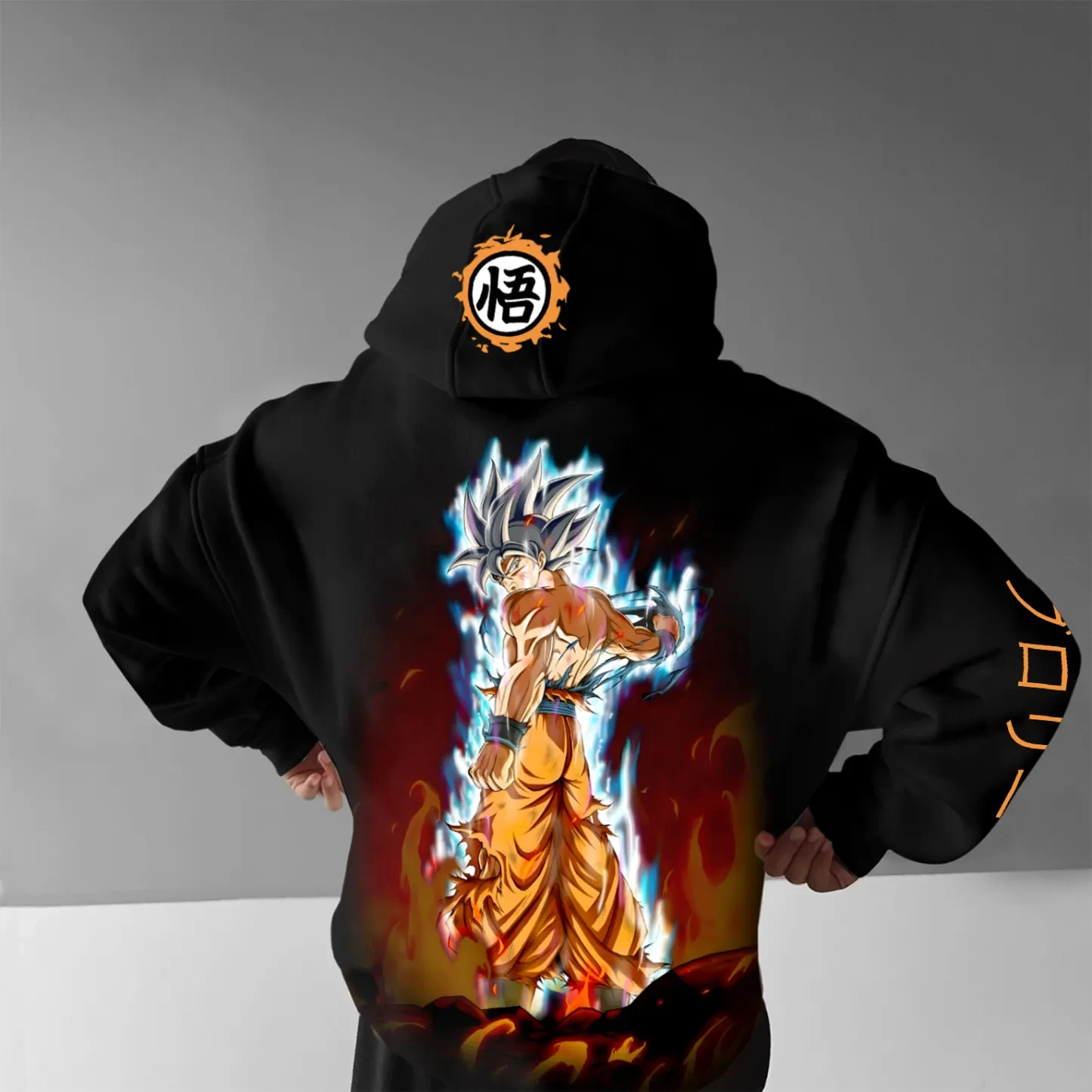 

2025 New Anime Dragon Ball Son Goku Harajuku Street Hoodie Men Autumn Winter Hooded Sweater Oversized Women Long Sleeves Unisex