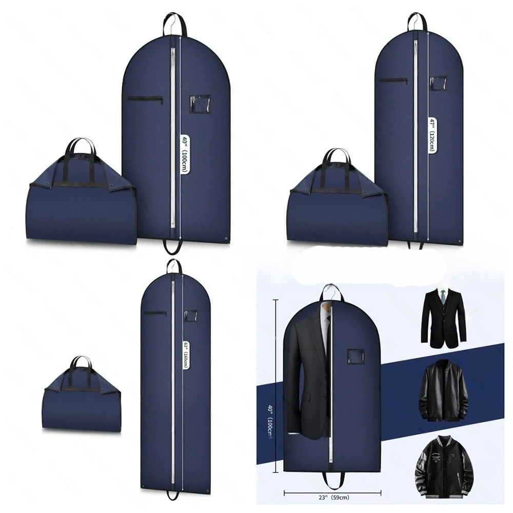 110/120/160CM Wedding Dress Garment Bag Suit Dress Storage Bag for Gowns Bridal Wedding Dress Bag Travel Hanging Suit Dust Cover
