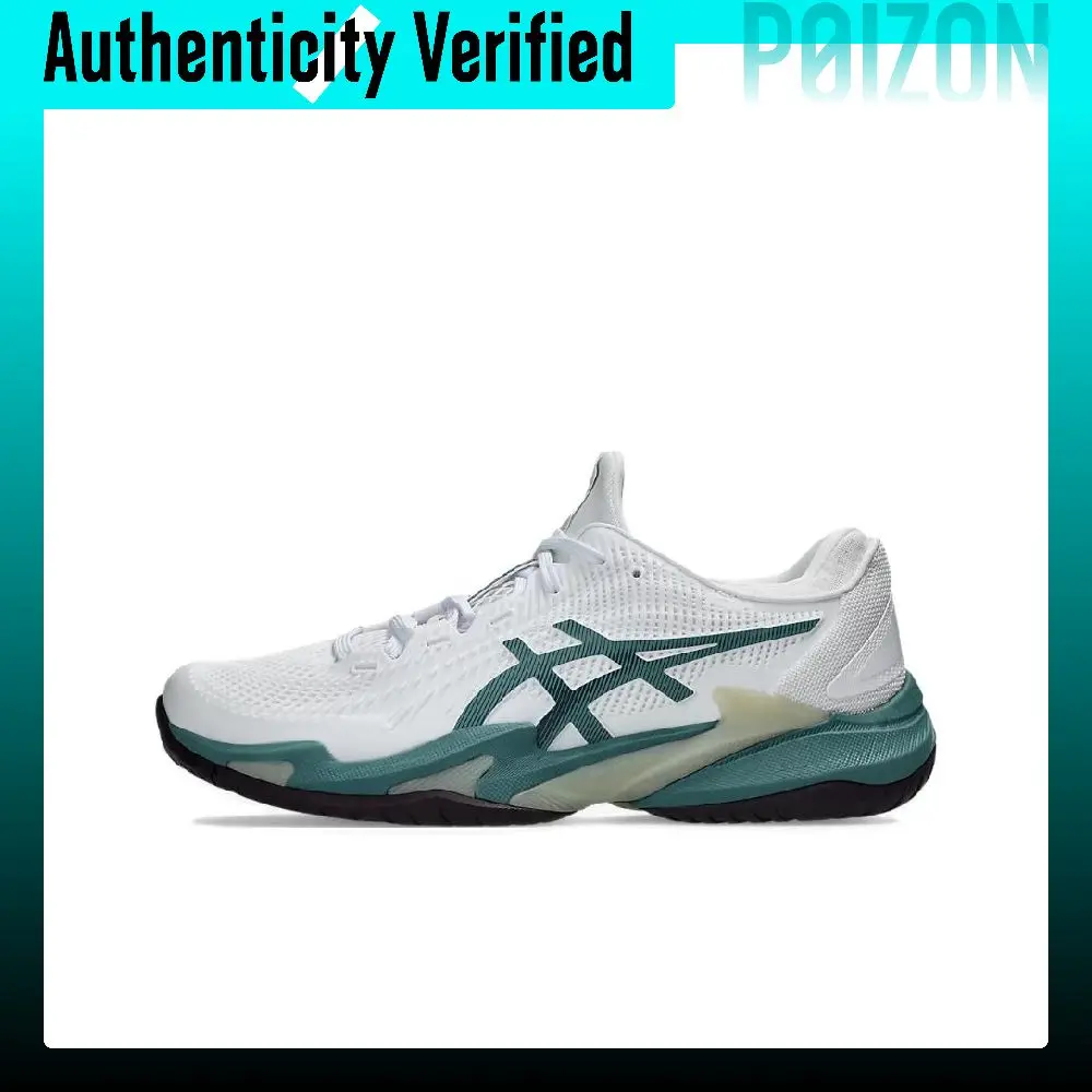 ASICS Court FF 3 Tennis Shoes Men's Low-top White/Dusty Blue Green 1041A370-107