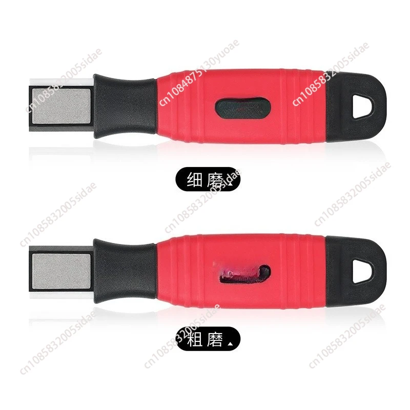 Outdoor Knife Sharpener Diamond Sharpening Stone Small Knife Sharpener Fish Hook File Mini Double-Sided Knife Sharpener