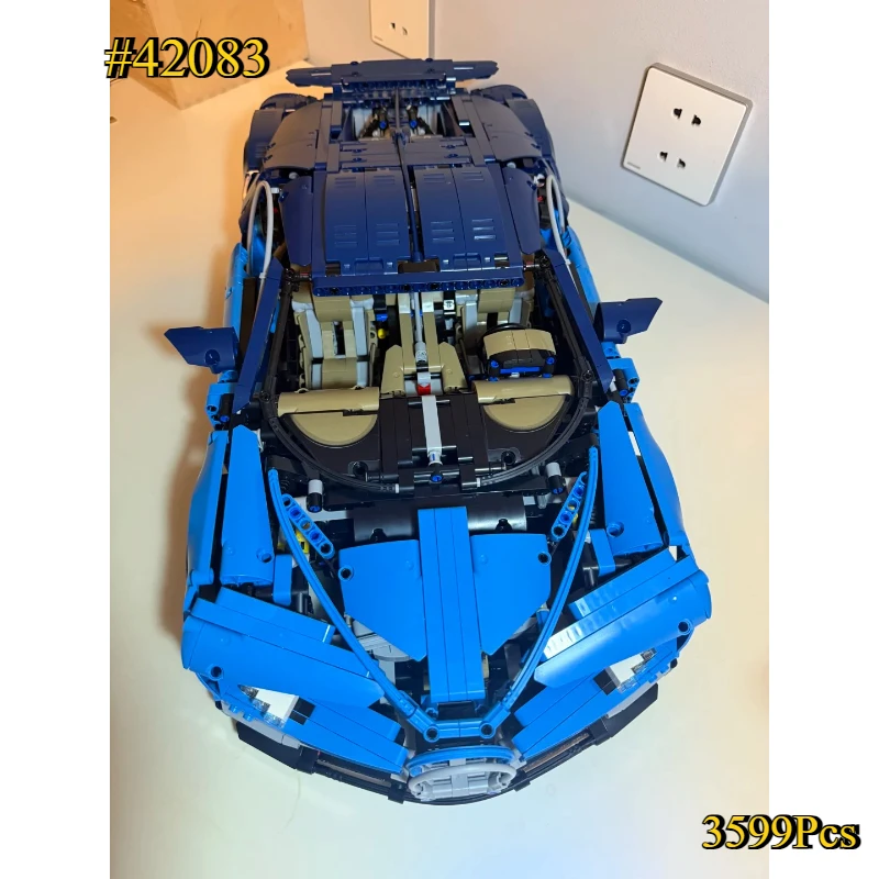 

Набор строительных блоков Super Sport Racing Car 42083, совместимый с деталями Lego, подходит для подарков на Рождество и день рождения