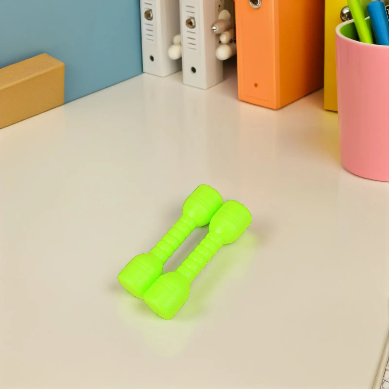 8Pcs Kids Dumbbell Colorful Plastic Lightweight Fitness Weights Safe Indoor Coordination Strength Training Equipment