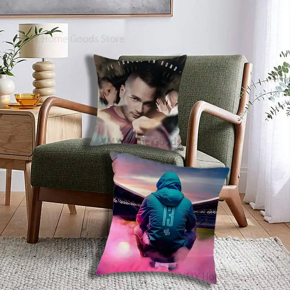 The King of indie French rap Rappeur Jul Gifts PillowCase Sofa Cushion Cover Suitable For Home Bedroom Room custom Decor