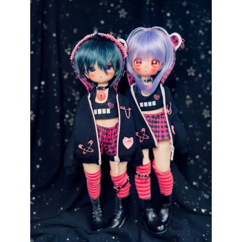 BJD doll clothes 43cm for 1/4 size cute bjd doll clothes 1/4 set doll accessories (6 points)