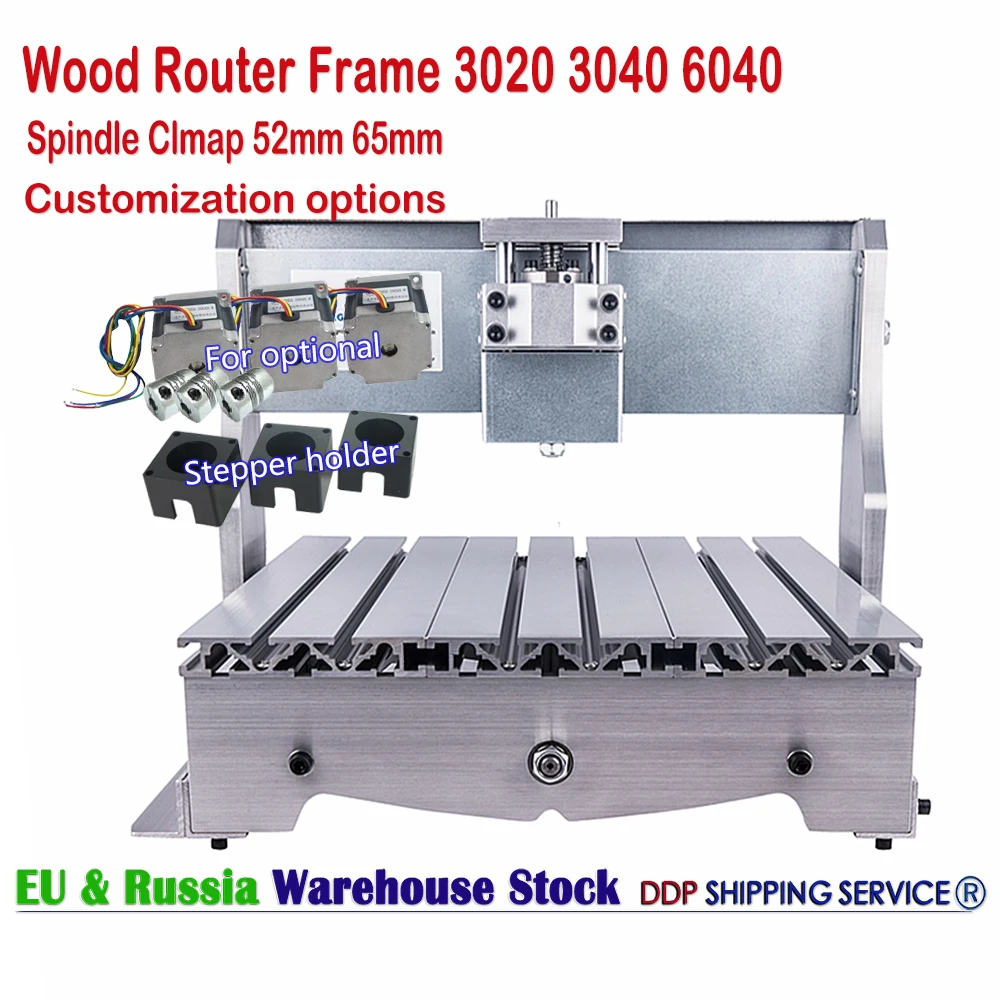 

LY 3040 6040 3-4 Axis Ball Screw Wood CNC Router Frame Kit Engraving Maching DIY Milling Lathe Machine for Home Personal Hobby