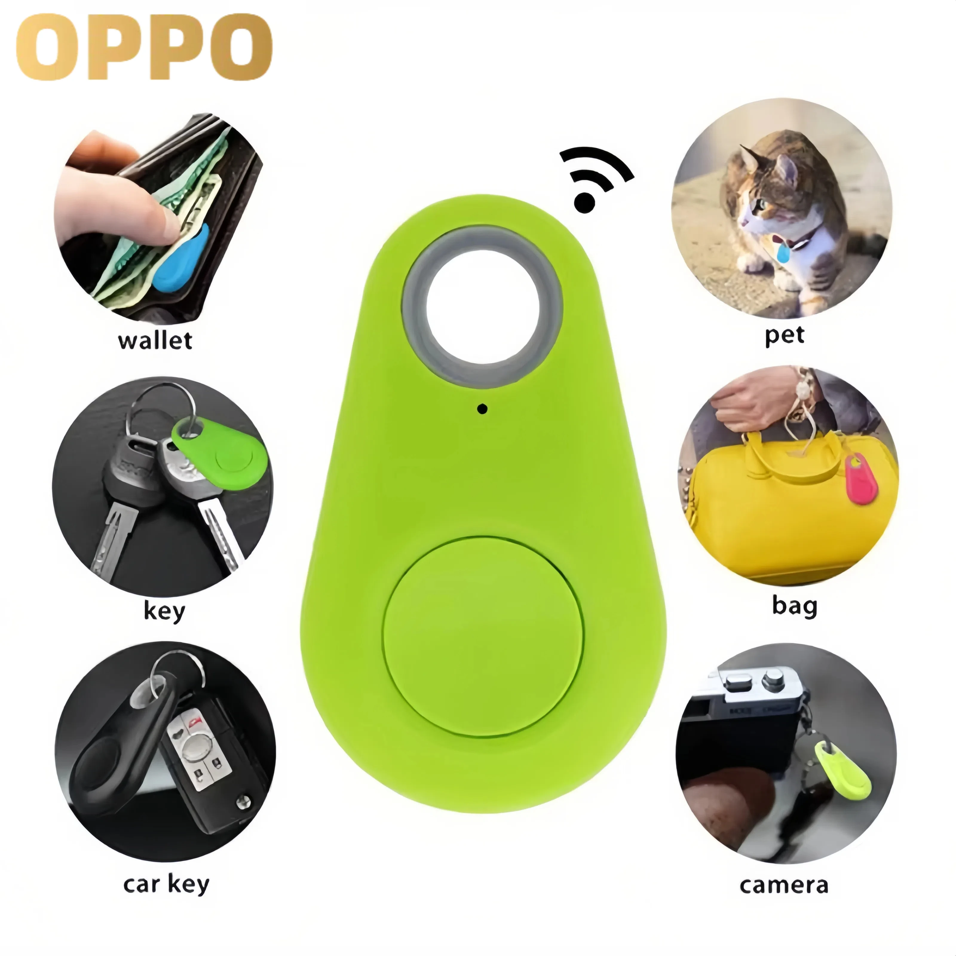 OPPO GPS Mini Motion Tracker Device Smart Anti-Lost Pets Bluetooth 5.0 Portable Finder Air Tag Tracking Locator Combo Set 2026