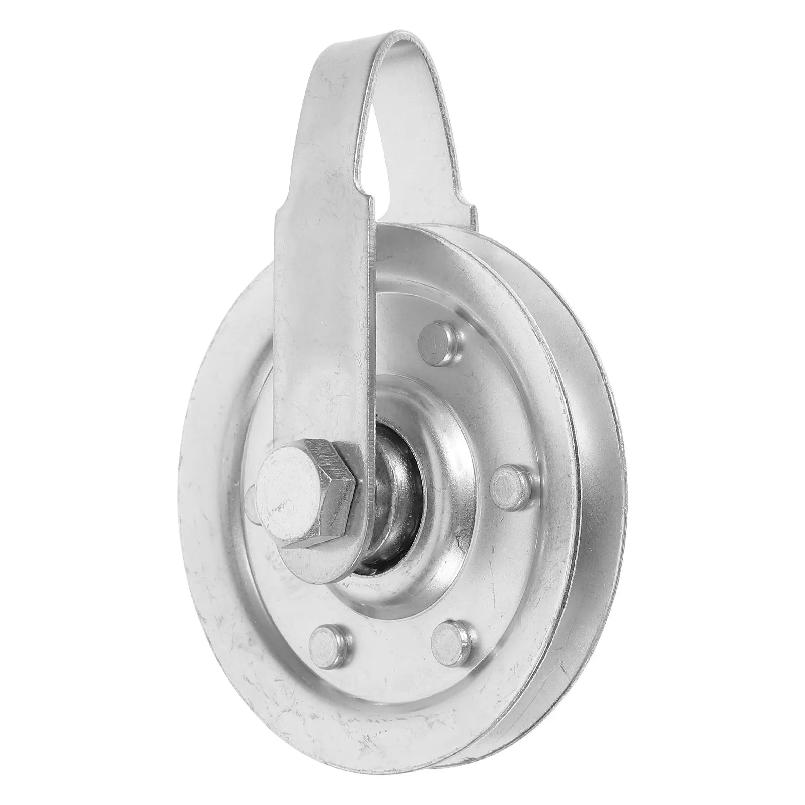 

Garage Door Pulley Track Heavy Duty Stationary Design Easy Installation Compatible with Electric Flip Rolling Shutter Doors