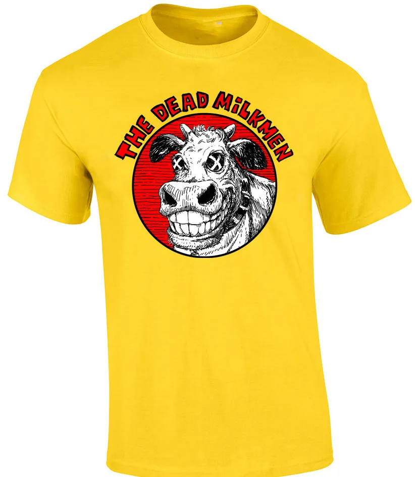 

The Dead Milkmen band Rock T-shirt Yellow unisex Tee S to 5Xl 1F374