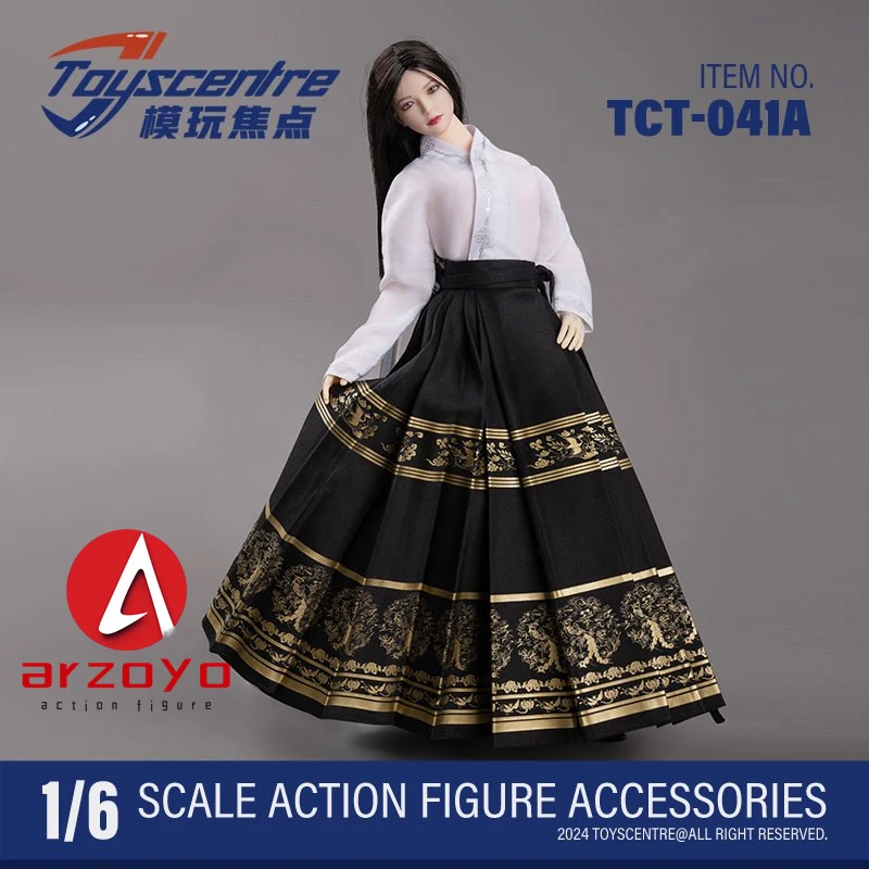 Toyscentre TCT-041 1/6 Scale Female Horse-face Skirt Chinese Style Clothes Model Fit 12'' TBL S16A Soldier Action Figure Body