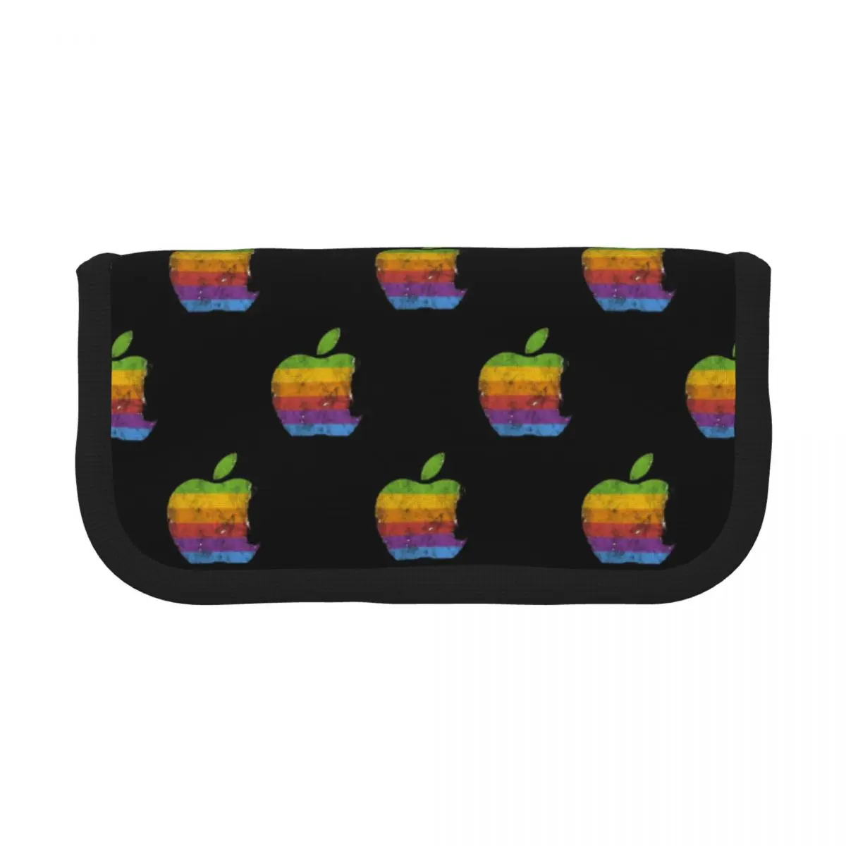 Apple Retro Logo Classic Pencil Cases for Student School Pen Box Pencil Bag Pencil Pouch Storage Stationery Supplies