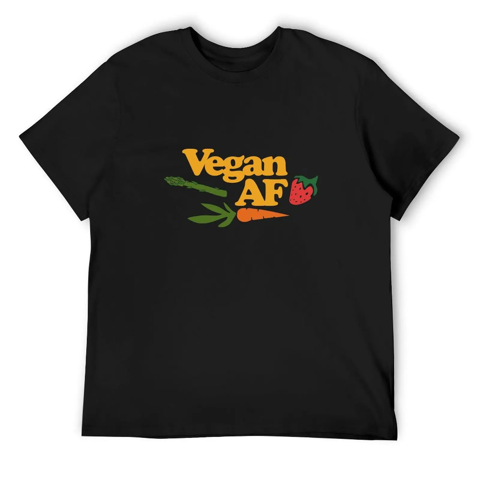 Vegan AF T-Shirt graphic shirts plus size tops T-shirts for men cotton