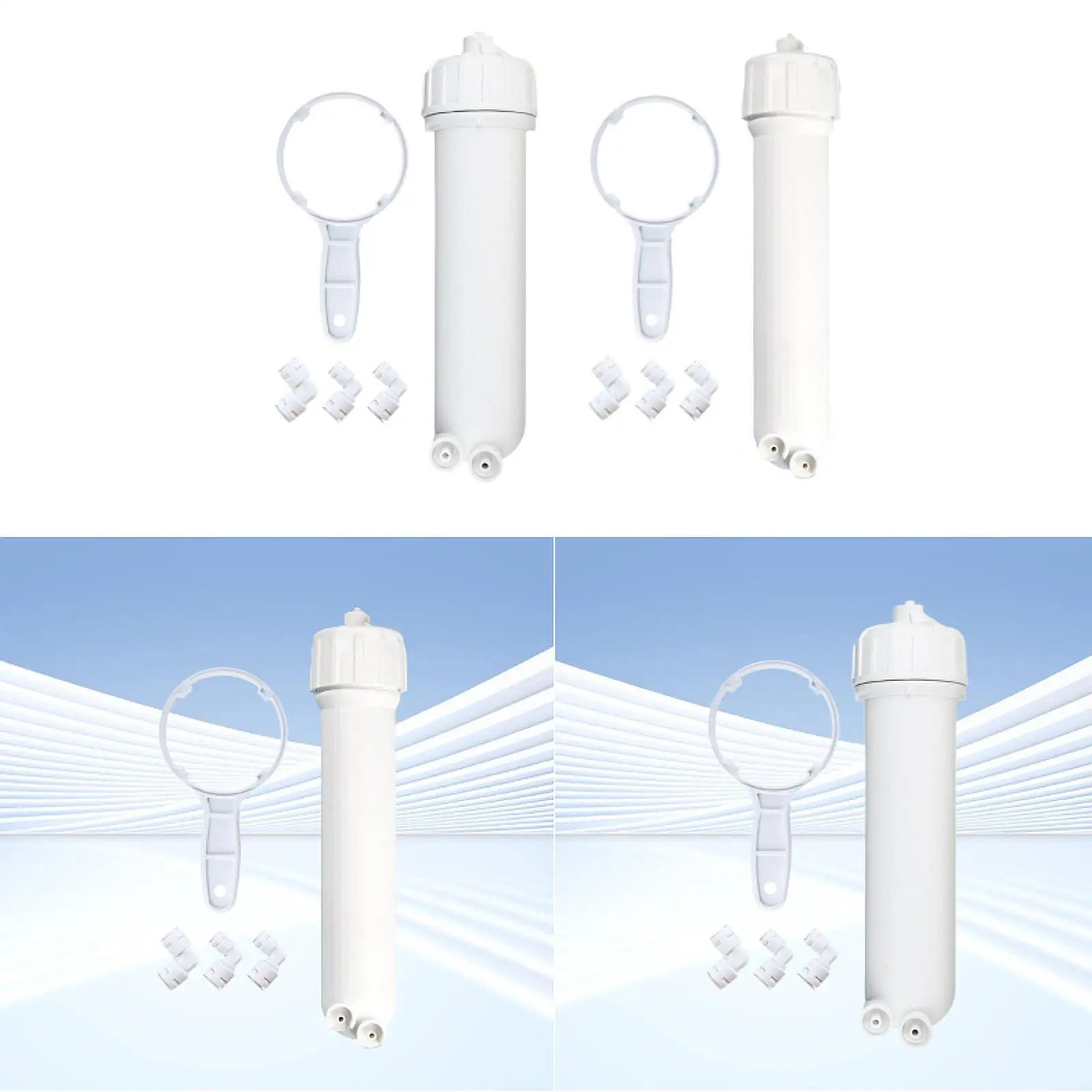

Корпус мембраны Ro, высокопроизводительный, многофункциональный, простой в установке, аксессуары, детали фильтра для воды, комплект корпуса Ro, замена