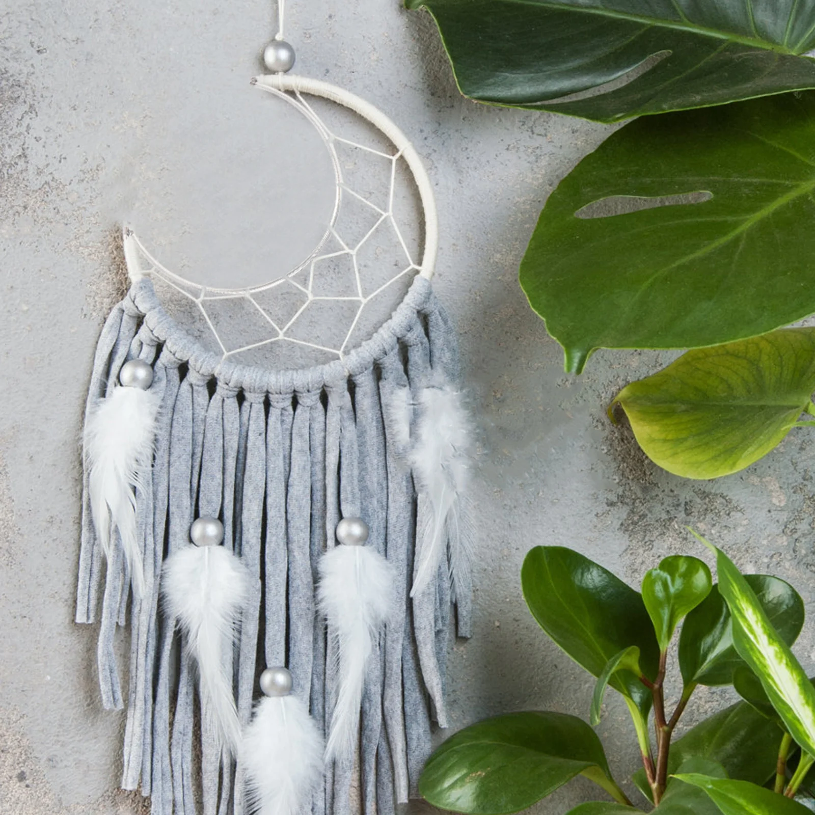 

10Pcs Dreamcatcher Rings High Quality Metal Moon Shape DIY Dream Catcher Hoop for Handmade Home Decor Dream Catcher Decoration