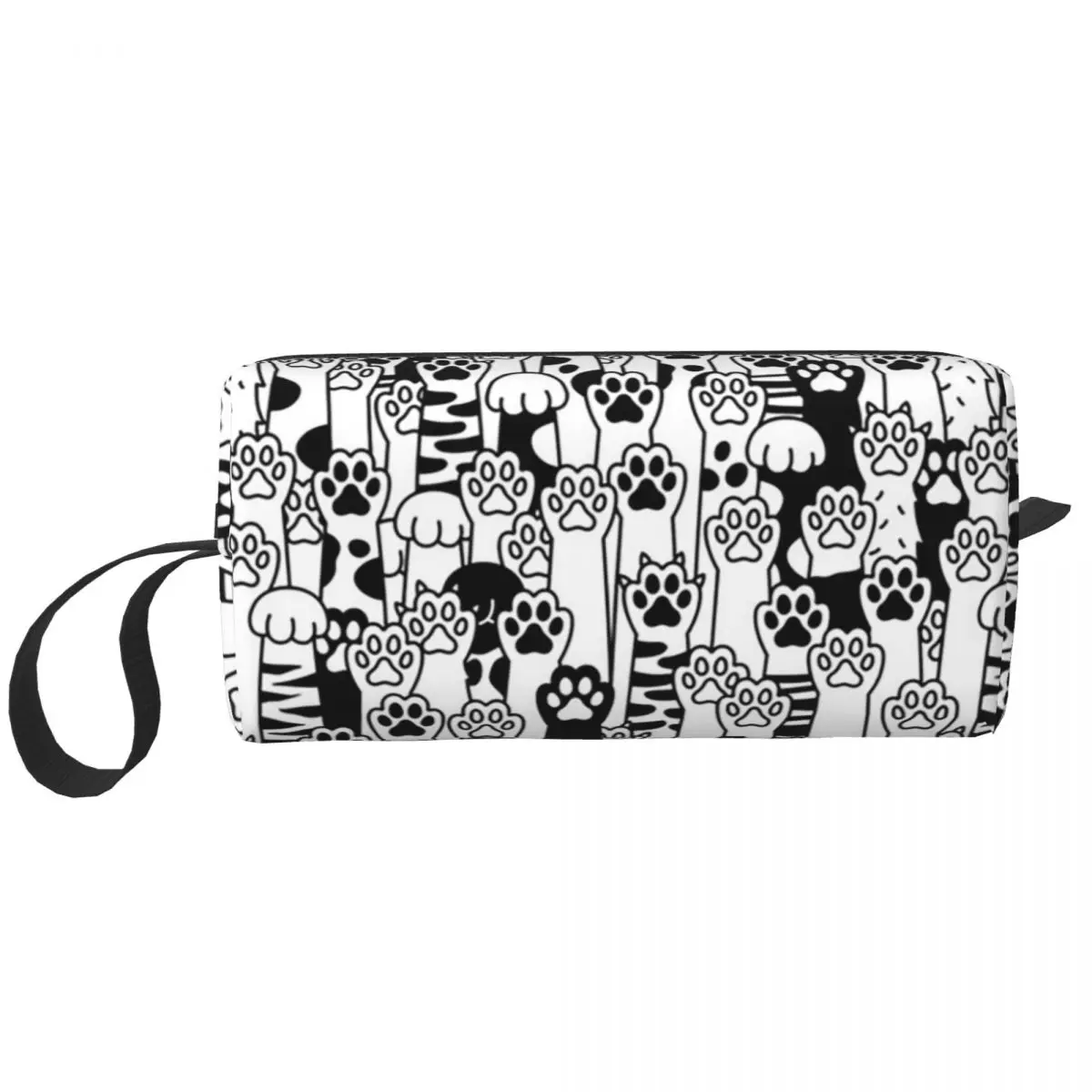 Cute Cat Paw Cartoon Pattern Pencil Case for Boys Girls Gifts Pen Box Pencil Bag Stationery Supplies Travel Women Cosmetic Bag