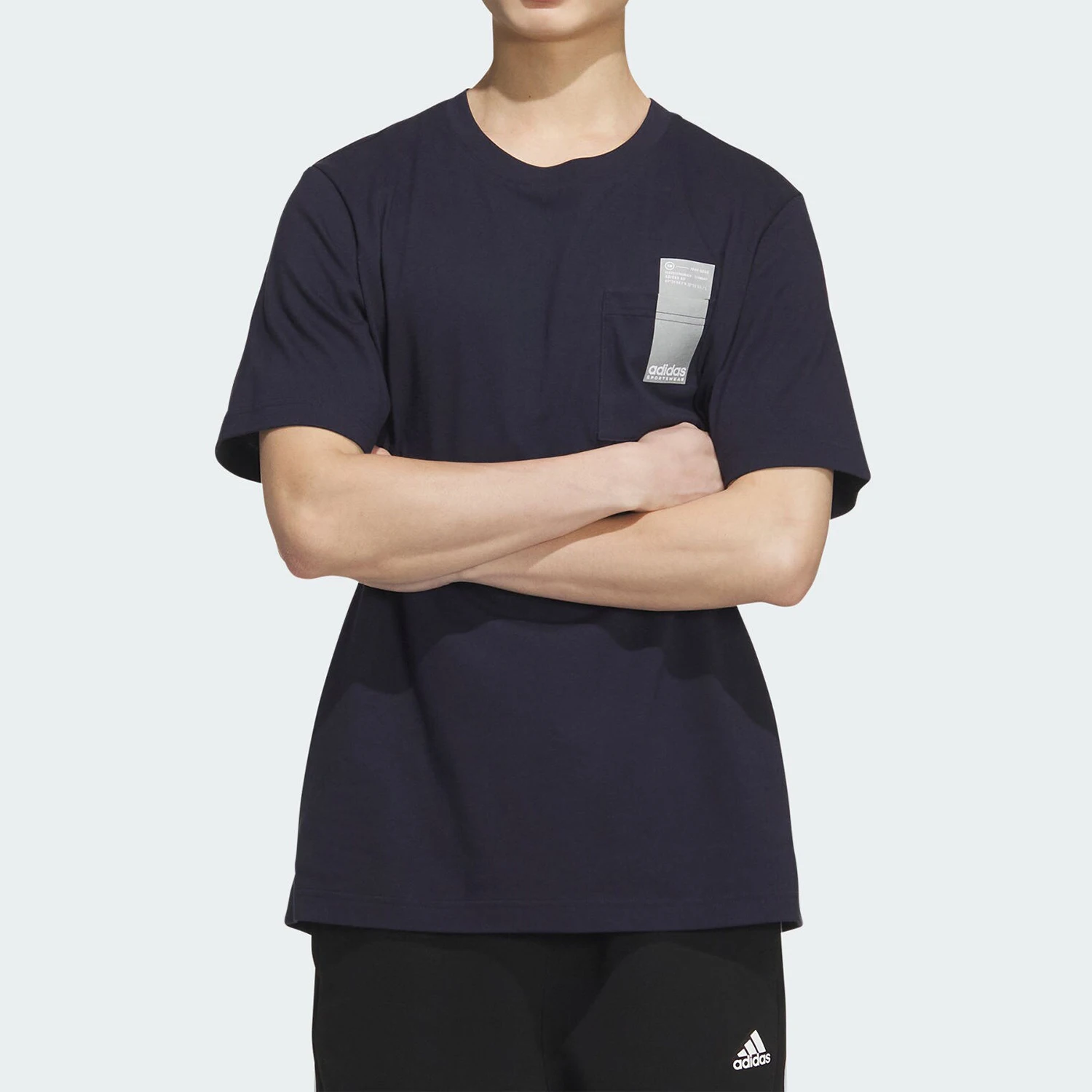 

Adidas genuine Summer New Unisex Simple Comfort Round Neck Casual T-Shirt JI9082