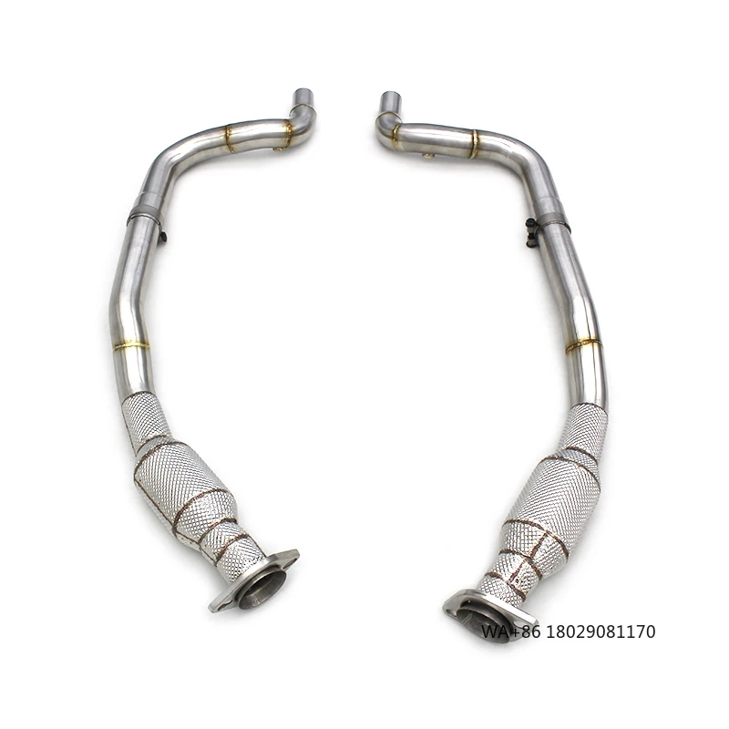 

OEM выхлопная труба для F-PACE 3.0T 2014-2021, водосточная труба из нержавеющей стали с теплозащитным экраном, автомобильная водосточная труба