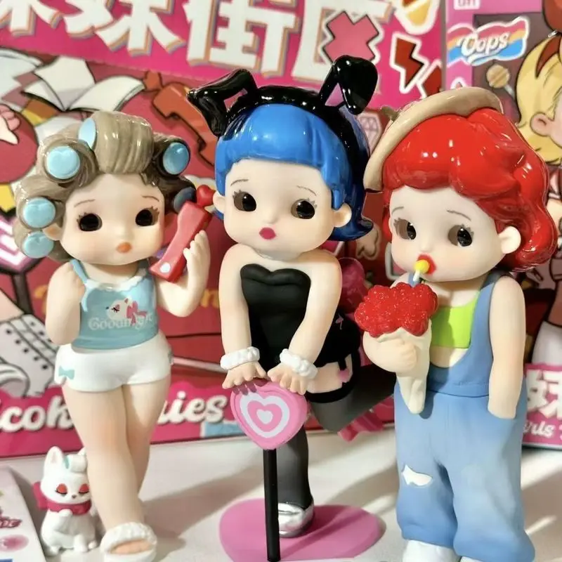 Neue Ramy Spicy Girls Block Serie Blind Box Kawaii Cartoon Mode Mädchen Desktop Dekoration Mystery Box Sammlung Modell Spielzeug Geschenk